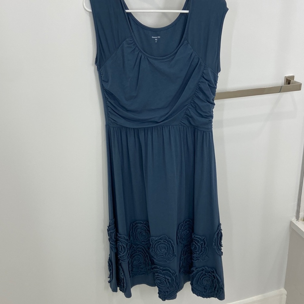 Garnet Hill Adorable Blue dress size M